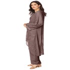 Plus Size Beaded Georgette 3-piece Pant Set &ndash; Formal Wear image number null