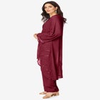 Plus Size Beaded Georgette 3-piece Pant Set &ndash; Formal Wear image number null