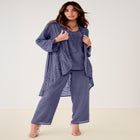 Plus Size Beaded Georgette 3-piece Pant Set &ndash; Formal Wear image number null