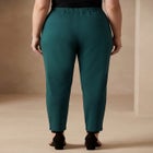 Stretch Knit Crepe Straight Leg Pants image number 1