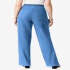 Plus Size Comfort Stretch Wide Leg Jean image number 1