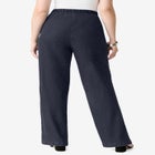 Plus Size Comfort Stretch Wide Leg Jean image number 1