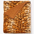 Faux Fur Animal Print Blanket image number null