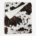 Faux Fur Animal Print Throw image number null