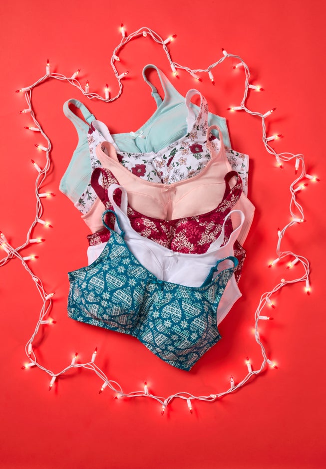 Cotton Back-Close Wireless Bra image number 12