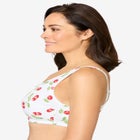 Wireless Back-Close Cotton Bra image number null