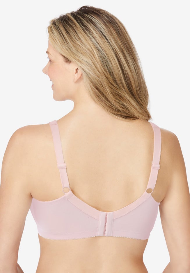 Wireless Back-Close Cotton Bra image number 1