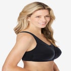 Wireless Back-Close Cotton Bra image number null