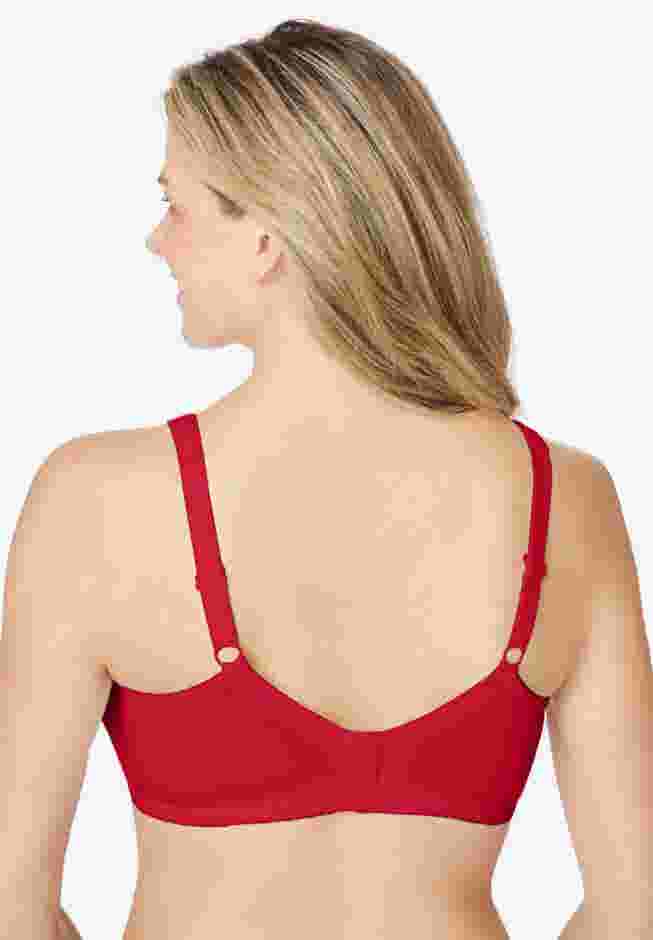 Cotton Back-Close Wireless Bra image number 1