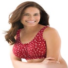 Wireless Back-Close Cotton Bra image number null