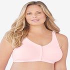 Wireless Back-Close Cotton Bra image number null