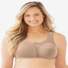 Cotton Back-Close Wireless Bra image number null