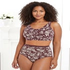 Wireless Back-Close Cotton Bra image number null