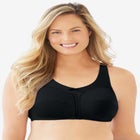 Wireless Back-Close Cotton Bra image number null