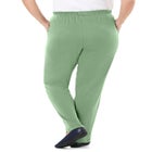 7-Day Knit Straight-Leg Pull-On Pants image number null