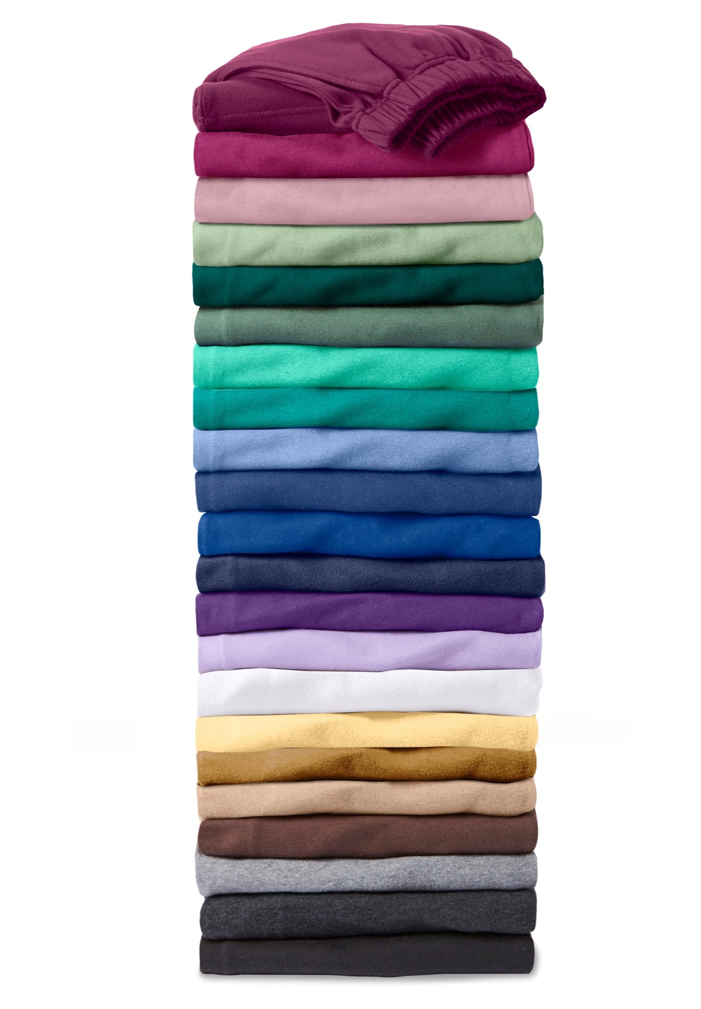 7-Day Wide-Leg Elastic-Waist Stretchy Knit Pant image number 6