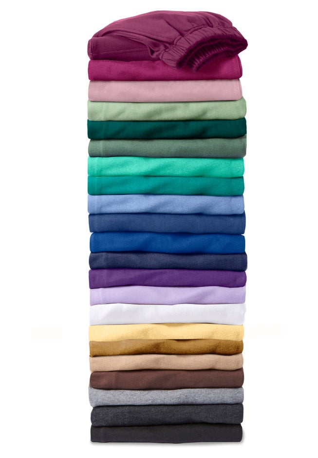 7-Day Wide-Leg Elastic-Waist Stretchy Knit Pant image number 6