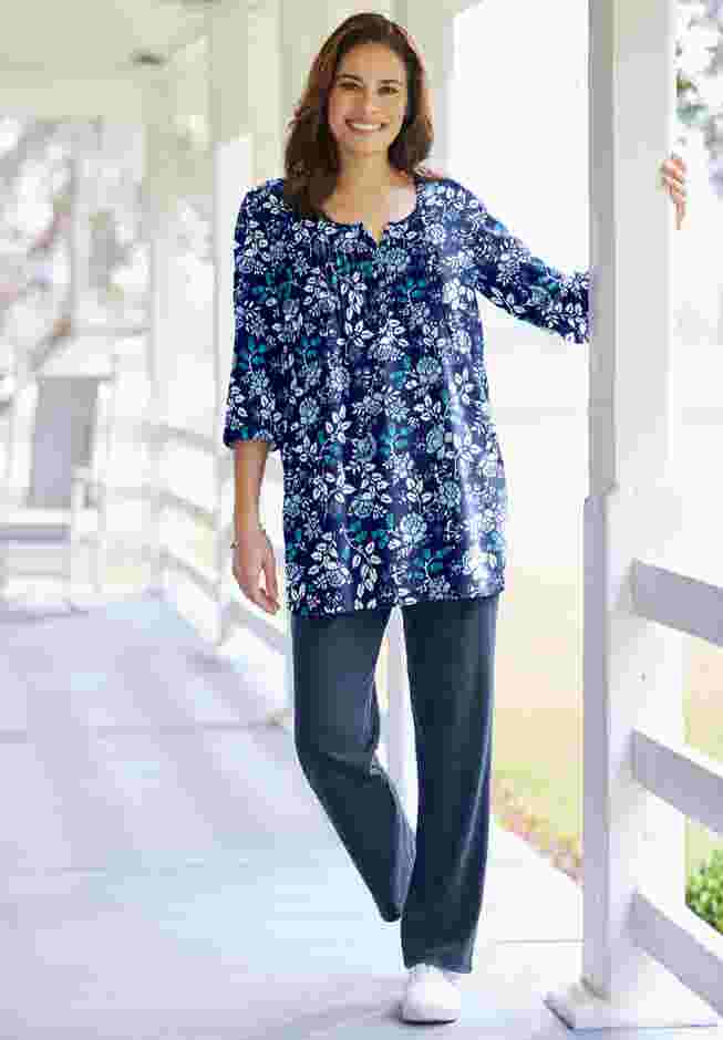 7-Day Knit Straight Leg Pant image number 6