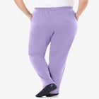 7-Day Knit Straight-Leg Pull-On Pants image number null