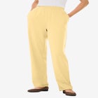 7-Day Knit Straight-Leg Pull-On Pants image number null