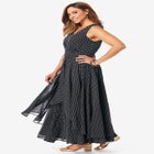 Georgette Flyaway Maxi Dress image number null