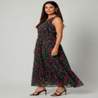 Georgette Flyaway Maxi Dress image number null