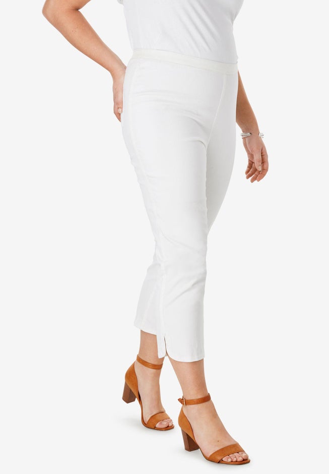 Stretch Denim Crop Jeggings image number 4