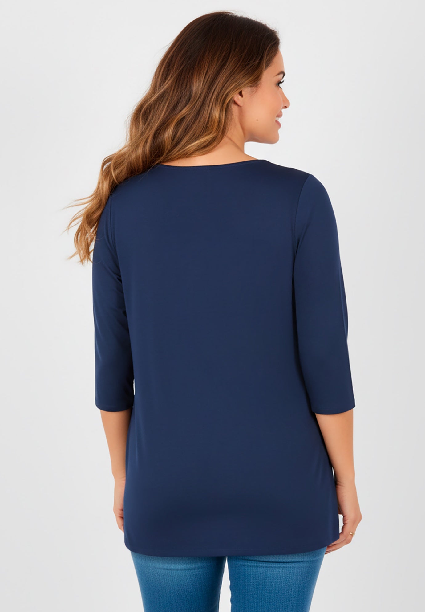 Jolie Braided Neckline Knit Top image number 3