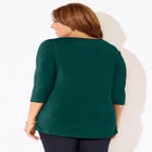 Embellished Stud Neckline Top image number null