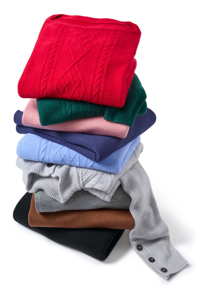 Cashmiracle™ V-Neck Sweater image number 2