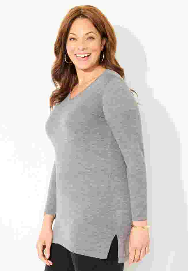 Cashmiracle™ V-Neck Sweater image number 2