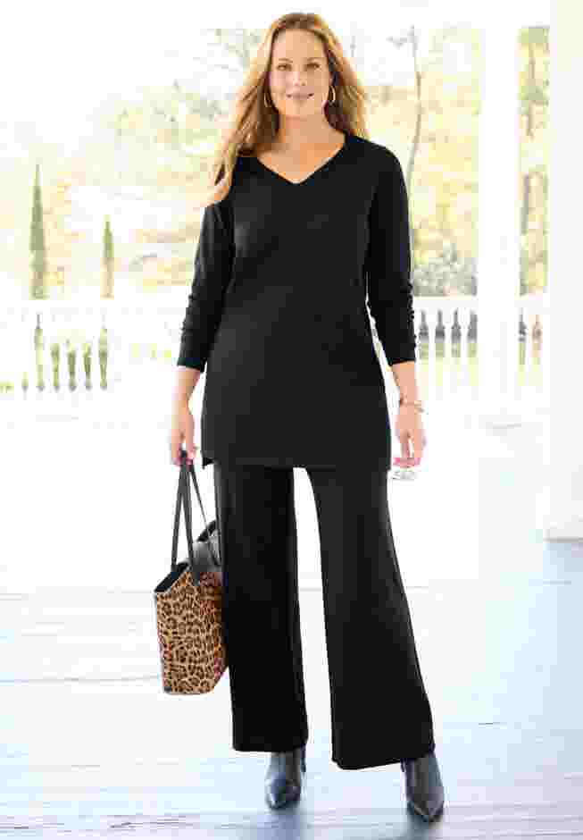 Cashmiracle™ V-Neck Sweater image number 0