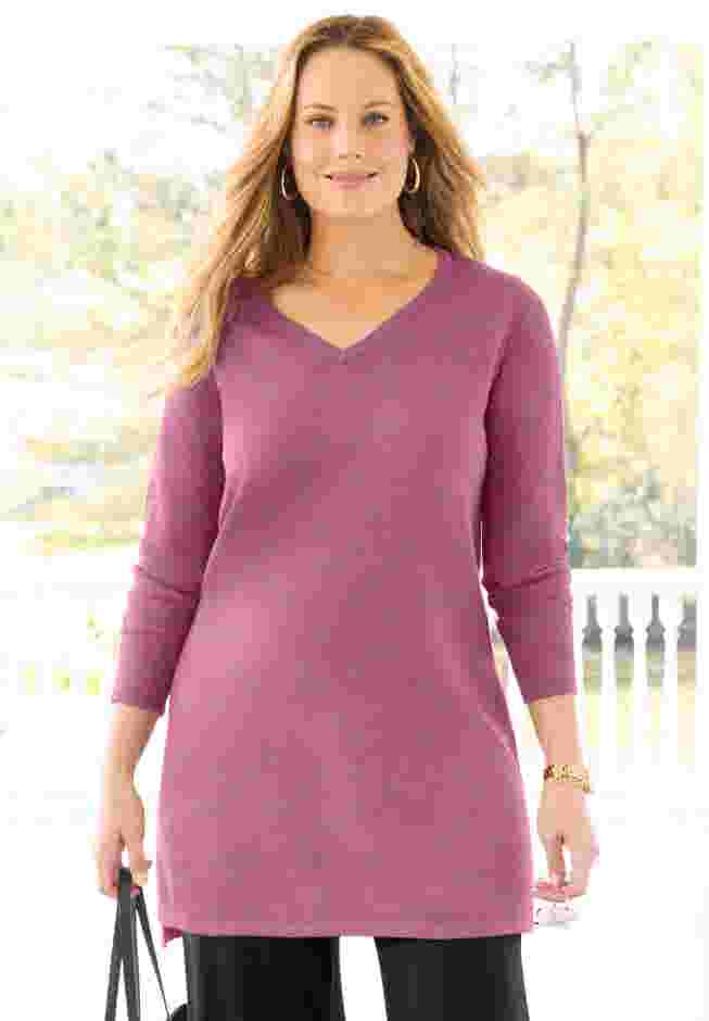Cashmiracle™ V-Neck Sweater image number 0