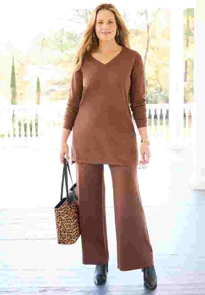 Cashmiracle™ V-Neck Sweater image number 0