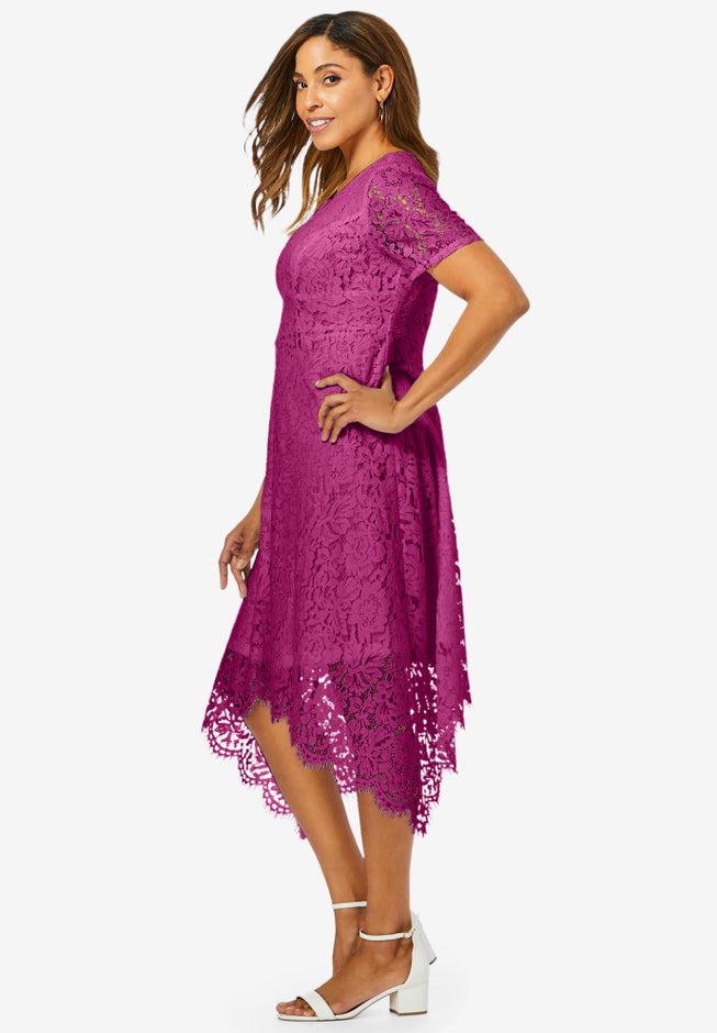 Lace Handkerchief Dress image number 2