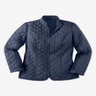 Zip-Front Quilted Jacket image number null