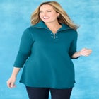 Suprema&reg; Studio Half-Zip Grommet Pullover image number null