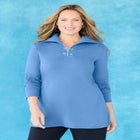 Suprema® Studio Half-Zip Grommet Pullover image number null