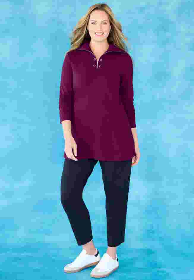 Suprema® Studio Half-Zip Grommet Pullover image number 0