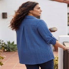 Collared Cable Buttonfront Tunic image number 2