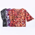 Crochet Detail Bell Sleeve Top image number null