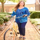 Hayden Tie-Sleeve Knit Top image number null