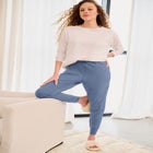 Cotton Spandex Jogger Pull On Pants image number null