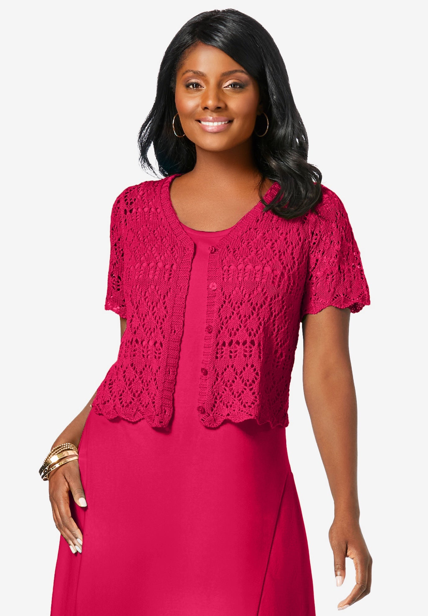 Crochet Shrug image number 0