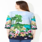 3/4 SLEEVE SEASONAL TEE image number null