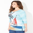 3/4 SLEEVE SEASONAL TEE image number null