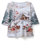 3/4 SLEEVE SEASONAL TEE image number 2