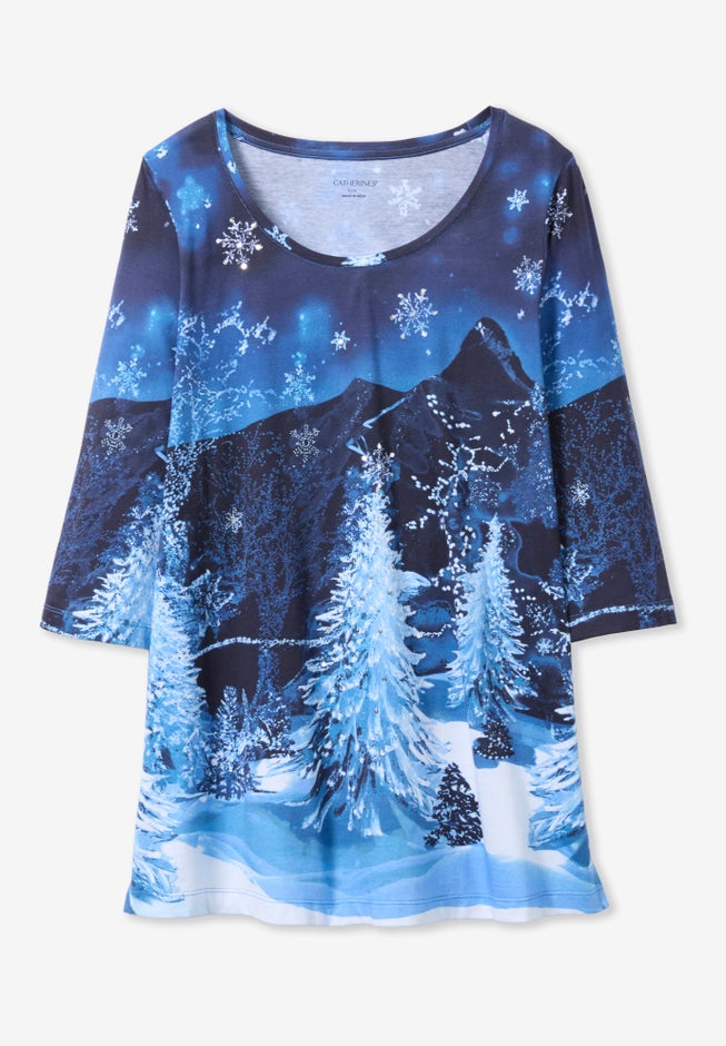 3/4 SLEEVE SEASONAL TEE image number 3