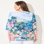 3/4 SLEEVE SEASONAL TEE image number null