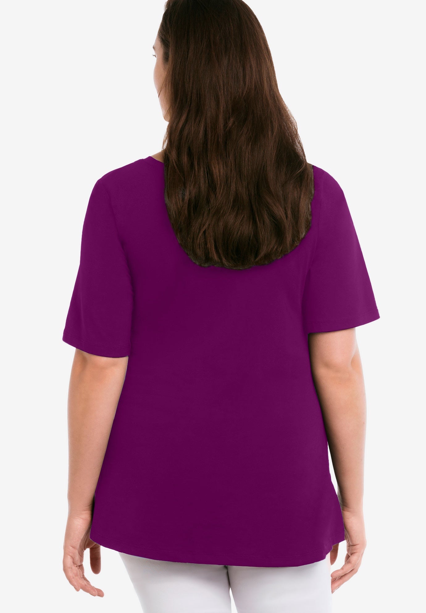 V-neck A-line Tunic image number 1